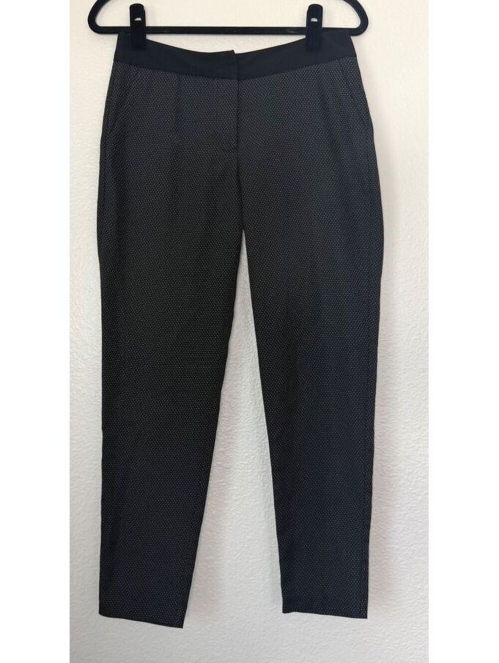 Maurices Preppy Polka Dot Slim Dress Pants 1/2 Reg